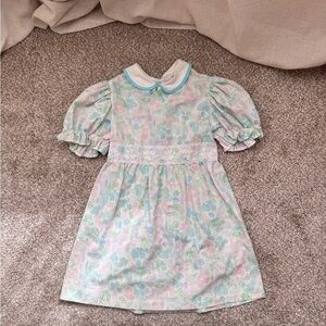 Vintage Floral Pastel Kids Dress